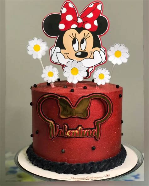 Bolo Da Minnie Vermelho - Bolo da Minnie vermelho - Como Fazer Artesanatos