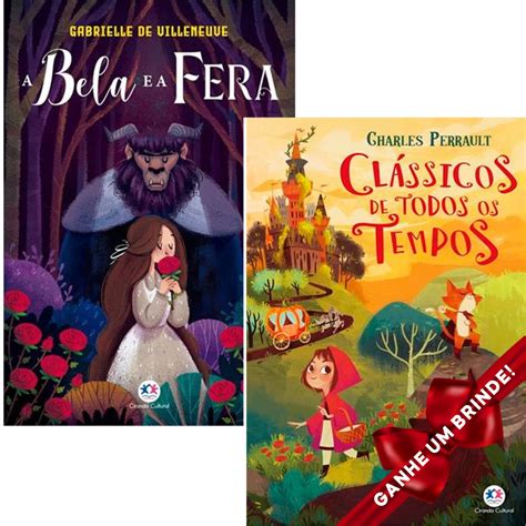 Livro Classico - Combo Livro Clássicos de Todos os Tempos | Charles Perrault + A Bela e ...