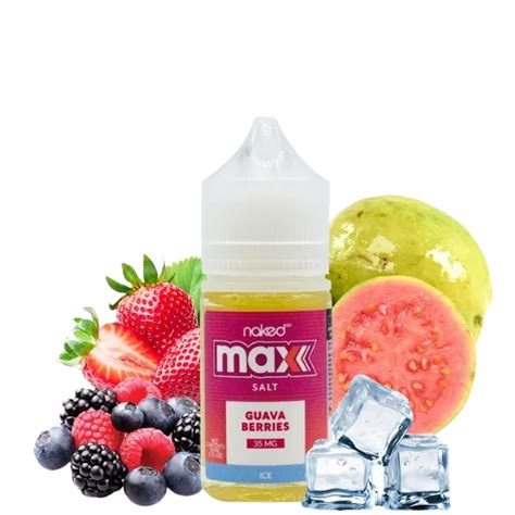 Líquido Naked Max NicSalt Guava Berries Ice Cigarro Eletrônico Preço Cigarro Eletrônico