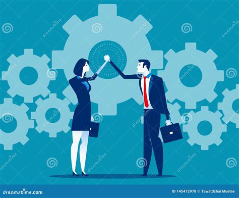 Business Teamwork And Hand Coordination Concept Business Vector