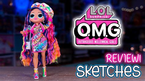 Lol Surprise Omg Sketches Fashion Doll With Surprises Including