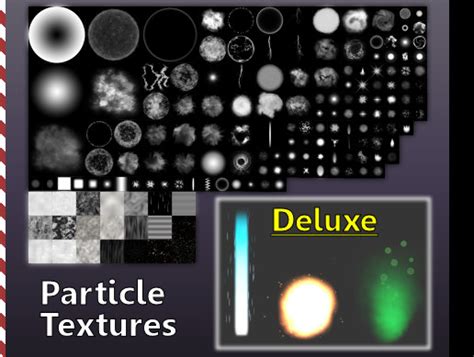 Particle Textures Deluxe 2d 材质与材料 Unity Asset Store