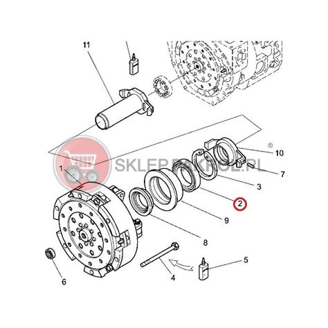 Łożysko oporowe 675 80 D10061270 390947X1 935172 Zetor Farmtrac