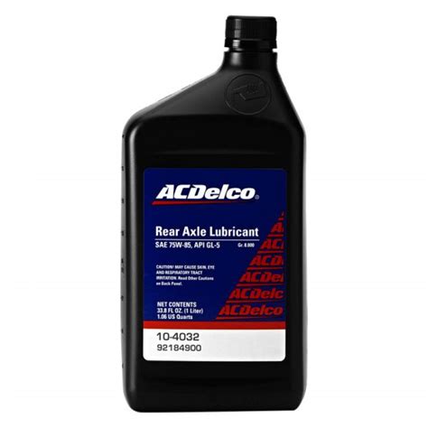 Acdelco® 10 4032 Gm Original Equipment™ Sae 75w 85 Synthetic Api Gl 5