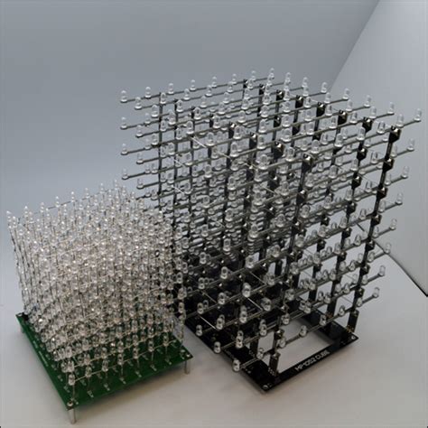 LED CUBE 8x8x8 - Каркас для простой самостоятельной сборки ...