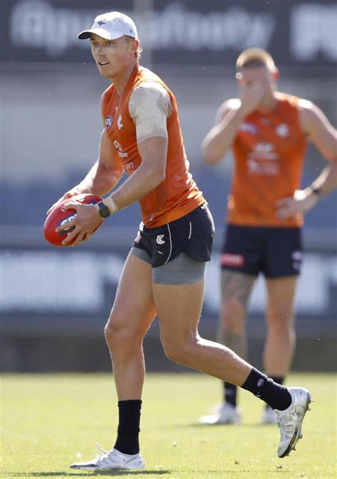 Afl 2021 Carlton Blues Captain Patrick Cripps Working His Way Back To