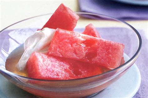 How To Make Watermelon In Honey Syrup With Cinnamon Yoghurt Recipe