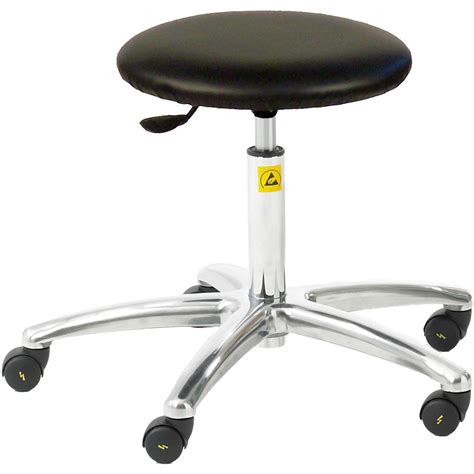 ESD Static Dissipative Vinyl Stools With Castors From Our ESD Anti