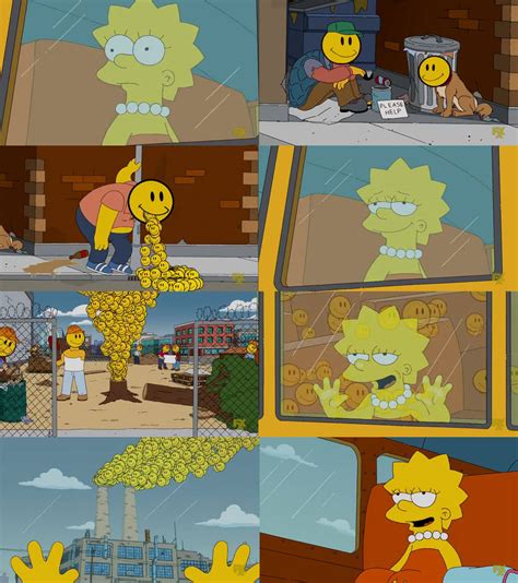 The Simpsons Lisa Sees Smiley Faces By Dlee1293847 On Deviantart