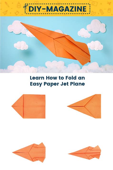 How to Make an Easy Paper Jet – Step by Step Tutorial with Diagrams ...