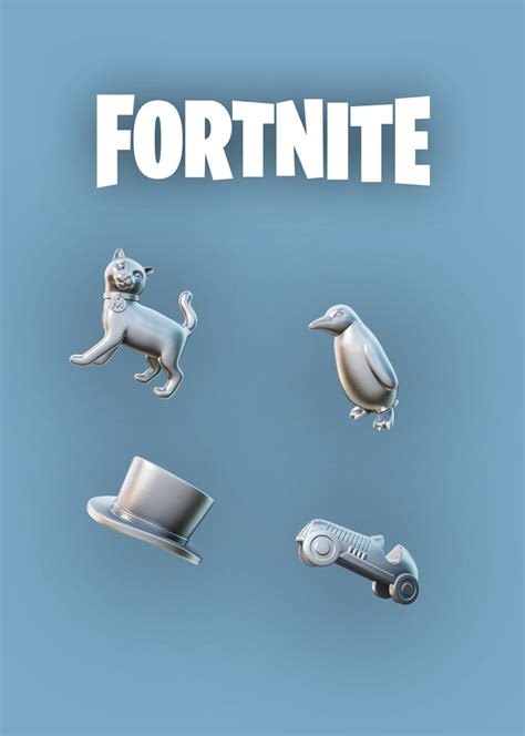 Fortnite Monopoly Back Bling Set DLC Epic Games key