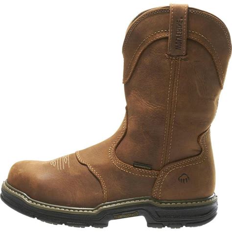 Men's Wolverine Boots, Steel Toe, Brown, Round Toe - Chick Elms Grand ...