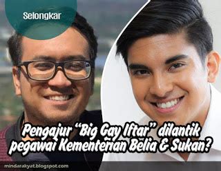 JAWA BERNAM PENGANJUR IFTAR GAY NUMAN AFIFI JADI PEGAWAI KHAS SADDIQ