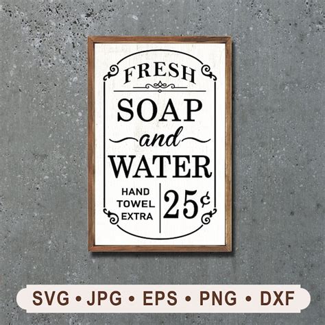 Vintage Soap Sign Etsy