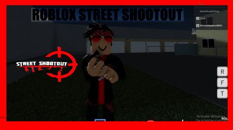 Street Shootout Shooting People Roblox Youtube