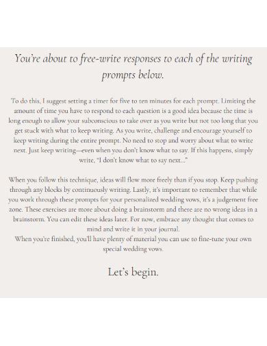 Wedding Vows 11 Examples How To Write Pdf