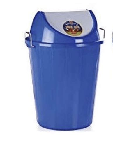 Aristo Swing Lid Garbage Waste Dustbin Ltr Blue D X