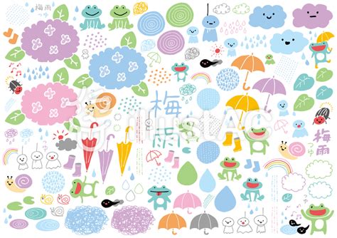 梅雨イラスト No 804639／無料イラストなら「イラストac」