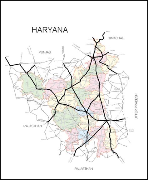 Road Map Haryana State Roads And Bridges Development Corporation Ltd