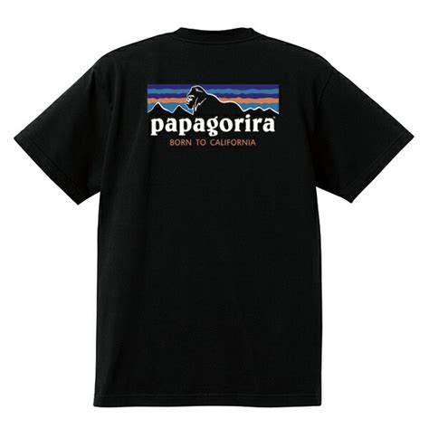 【楽天市場】quebra ケブラ Tシャツ カットソー Papagorira 背中デザイン アウトドア キャンプ ゴリラ ハイキング 山登り