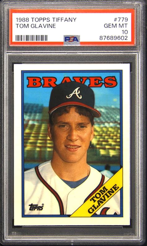 Tom Glavine 1988 Topps Tiffany Base Price Guide Sports Card Investor