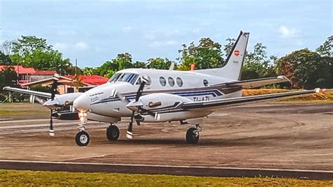 Beechcraft C B Rey Aire Ti Azi Take Off Youtube