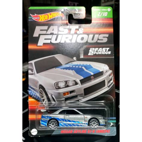 Jual Hot Wheels Reguler R FnF Nissan Skyline GT R BNR Shopee Indonesia