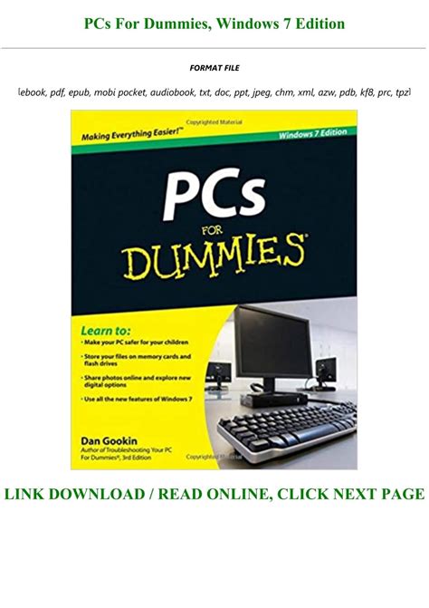 Pcs For Dummies 13th Edition 5