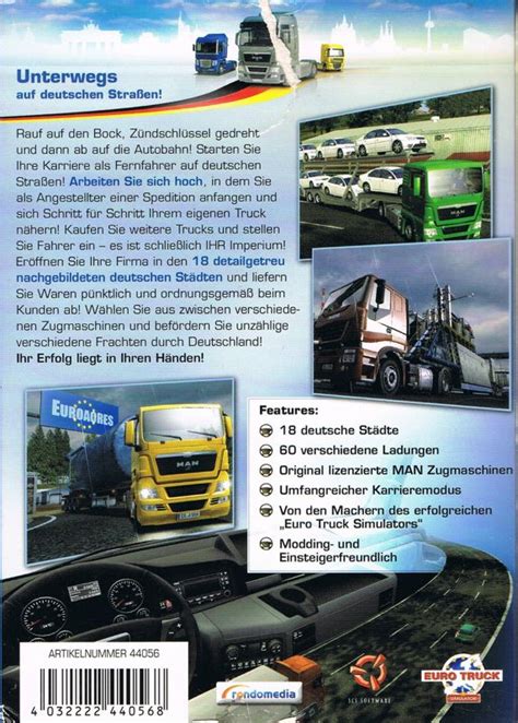 German Truck Simulator Cover Or Packaging Material Mobygames