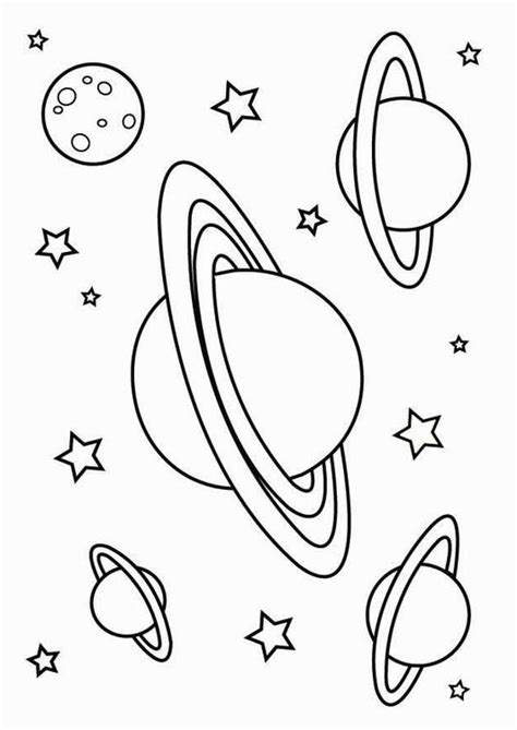 Malvorlage Planeten. Bilder für Schule und Unterricht: Planeten