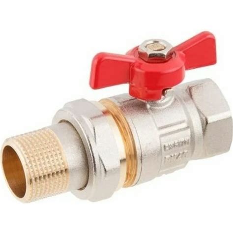 Шаровой кран AV Engineering 3/4 PN40 с внутренней резьбой бабочка ...