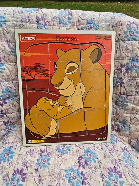 Lion King Puzzle Etsy