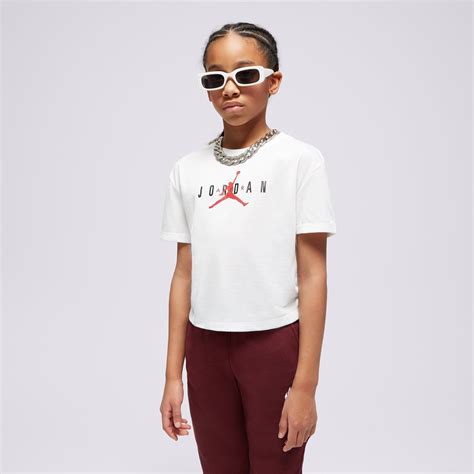 Jordan T Shirt Mj Hbr Sustainable Tee Girl 45b923 001 BiaŁy Dziecięce Koszulki W Sizeer