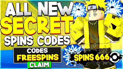 All New Secret Spins Update Codes In Shindo Life Shindo Life Codes Roblox Youtube