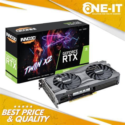 Vga INNO3D GEFORCE RTX 3060 TWIN X2 12GB GDDR6 Dual Fan Shopee Singapore