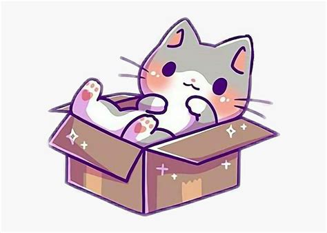 Transparent Kawaii Bed Clipart - Kawaii Cute Cat Drawing, HD Png ...