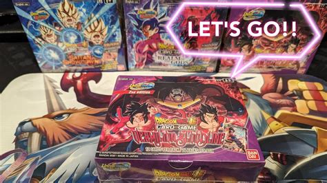 Dragonball TCG Opening A Vermilion Bloodline Booster Box 2nd Edition