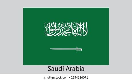 Vector Image Saudi Arabia Flag Stock Vector (Royalty Free) 2254116071 ...