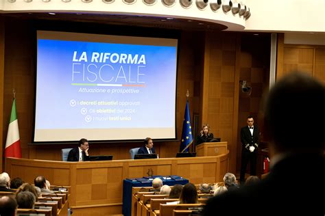 Il Presidente Meloni Al Convegno La Riforma Fiscale Attuazione E