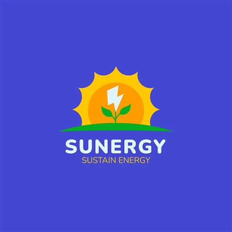 Free Vector Flat Design Renewable Energy Logo