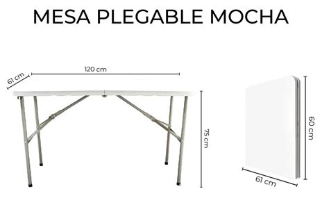 Mesa Plegable Multifuncional Mocha Kano