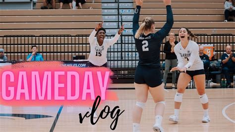 GAMEDAY VLOG As A College Volleyball Player YouTube