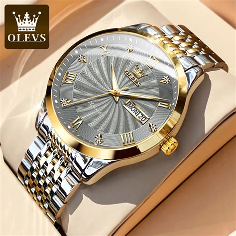 Olevs Luxus Uhr M Nner Automatische Mechanische Business M Nnlichen