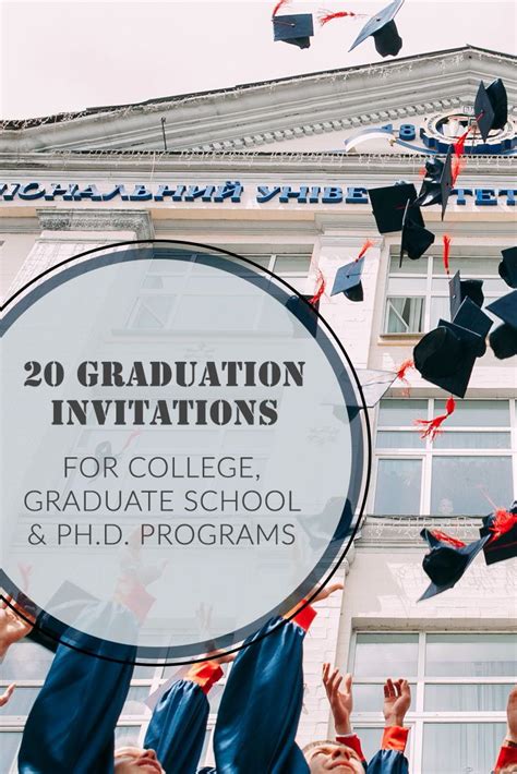 Over 20 Graduation Invitations For University Graduation Graduate