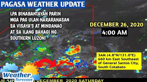 Pagasa Weather Update Lpa Binabantayan Sa Labas Ng Par Mga Kaulapan