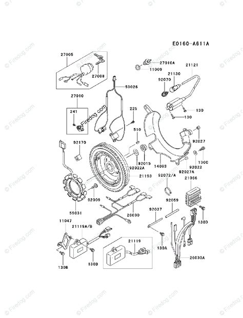 Kawasaki 4 Stroke Engine Fd620d Oem Parts Diagram For Electric Equipment