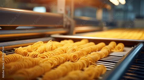 pasta producing process conveyor belt  raw pasta  packing