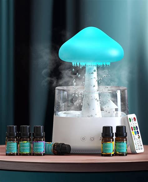 Rain Cloud Humidifier Water Drip 2 In 1 Humidifier With Essential Oil