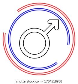 Male Sign Icon Male Sex Symbol Stock Vector Royalty Free Shutterstock