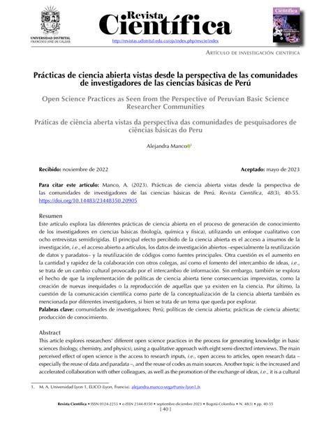 PDF Prácticas de ciencia abierta vistas desde la perspectiva de las